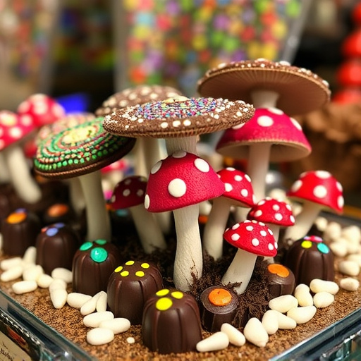 Psilocybin Magic Mushroom Chocolates Display