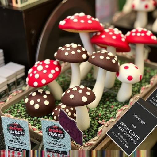 Psilocybin Magic Mushroom Chocolates Display