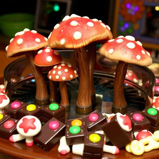 Psilocybin Magic Mushroom Chocolates Display