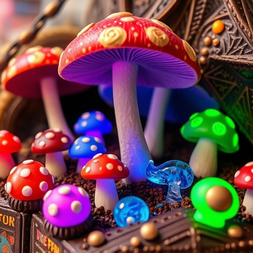 Psilocybin Magic Mushroom Chocolates Display