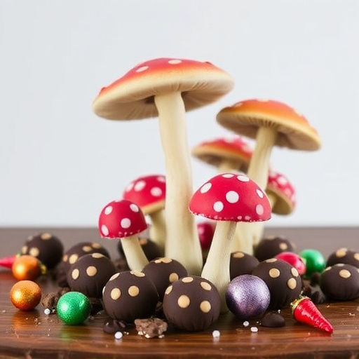 Psilocybin Magic Mushroom Chocolates Display