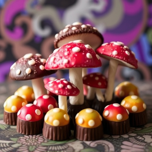 Psilocybin Magic Mushroom Chocolates Display