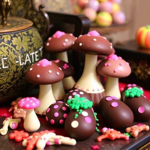 Psilocybin Magic Mushroom Chocolates Display