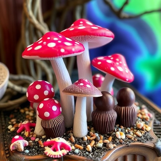 Psilocybin Magic Mushroom Chocolates Display