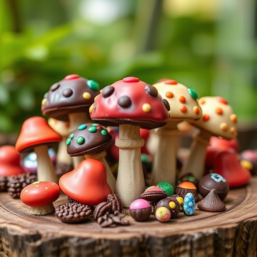 Psilocybin Magic Mushroom Chocolates Display