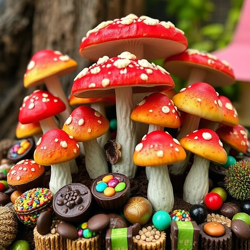 Psilocybin Magic Mushroom Chocolates Display