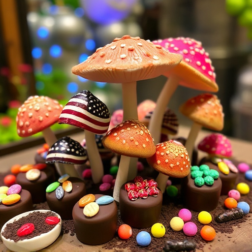 Psilocybin Magic Mushroom Chocolates Display