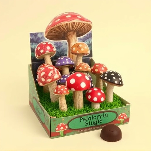 Psilocybin Magic Mushroom Chocolates Display