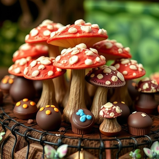 Psilocybin Magic Mushroom Chocolates Display