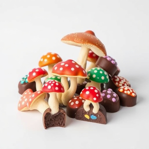Psilocybin Magic Mushroom Chocolates Display