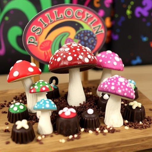 Psilocybin Magic Mushroom Chocolates Display
