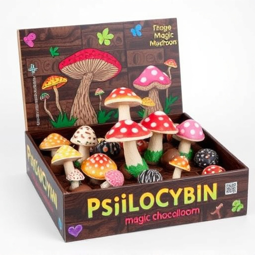 Psilocybin Magic Mushroom Chocolates Display