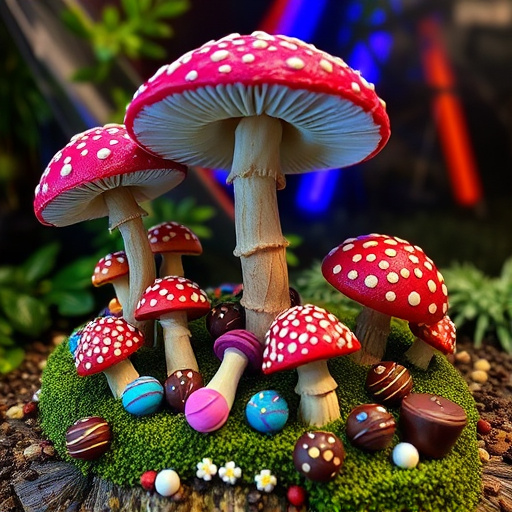 Psilocybin Magic Mushroom Chocolates Display