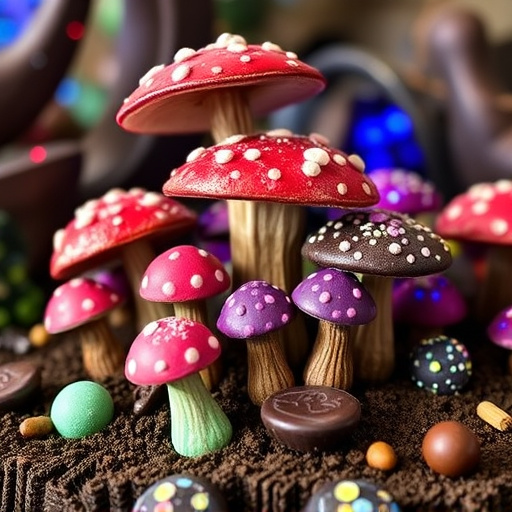 Psilocybin Magic Mushroom Chocolates Display