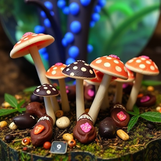 Psilocybin Magic Mushroom Chocolates Display