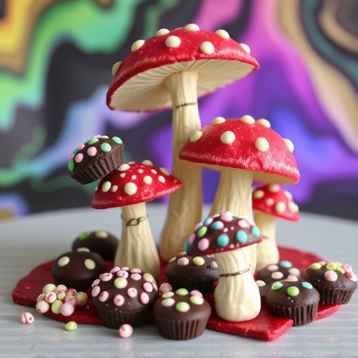 Psilocybin Magic Mushroom Chocolates Display