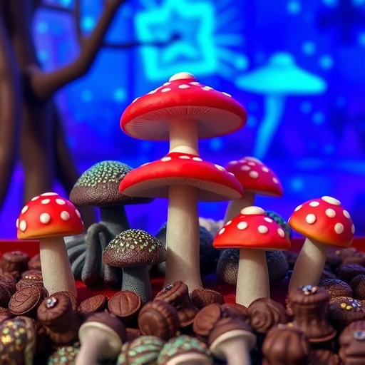 Psilocybin Magic Mushroom Chocolates Display