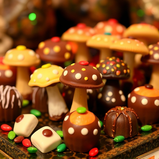 Psilocybin Magic Mushroom Chocolates Display