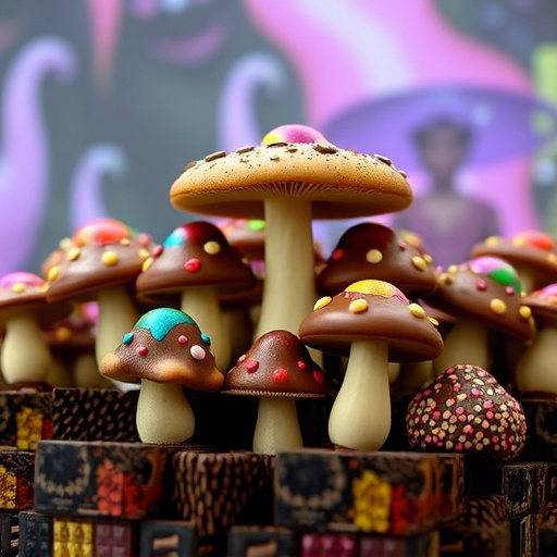 Psilocybin Magic Mushroom Chocolates Display