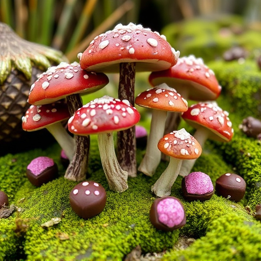 Psilocybin Magic Mushroom Chocolates Display
