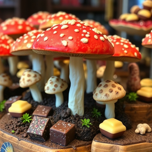 Psilocybin Magic Mushroom Chocolates Display