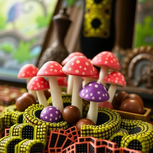 Psilocybin Magic Mushroom Chocolates Display