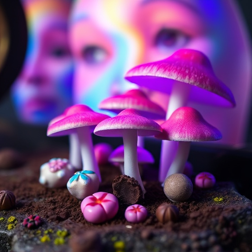 Psilocybin Magic Mushroom Chocolates Display
