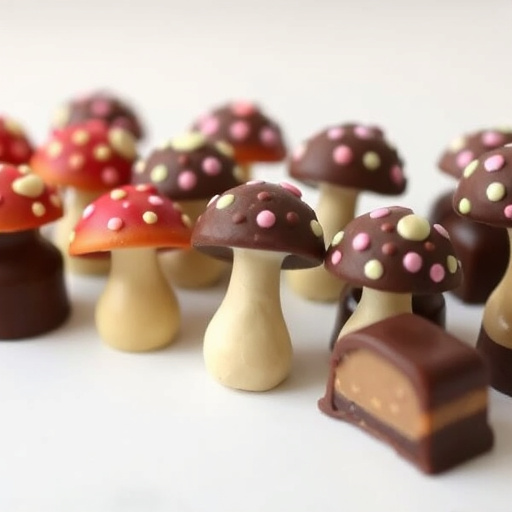 Psilocybin Magic Mushroom Chocolates Display