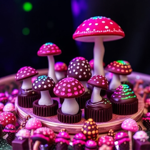 Psilocybin Magic Mushroom Chocolates Display