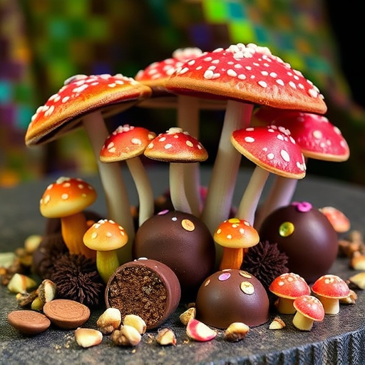 Psilocybin Magic Mushroom Chocolates Display