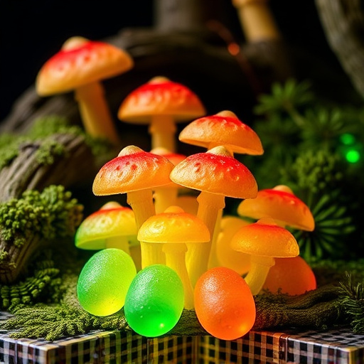 Psilocybin Magic Mushroom Gummies Display