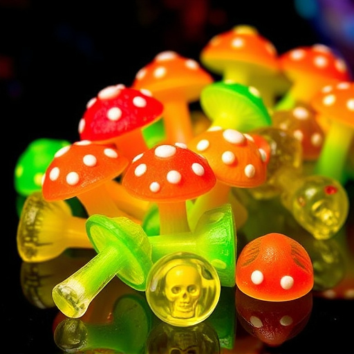 Psilocybin Magic Mushroom Gummies Display