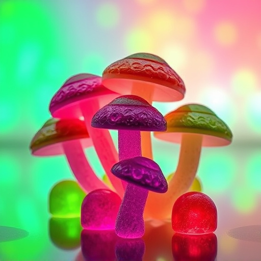 Psilocybin Magic Mushroom Gummies Display