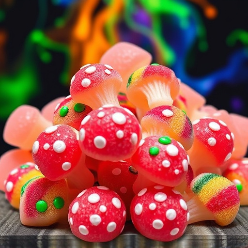 Psilocybin Magic Mushroom Gummies Display