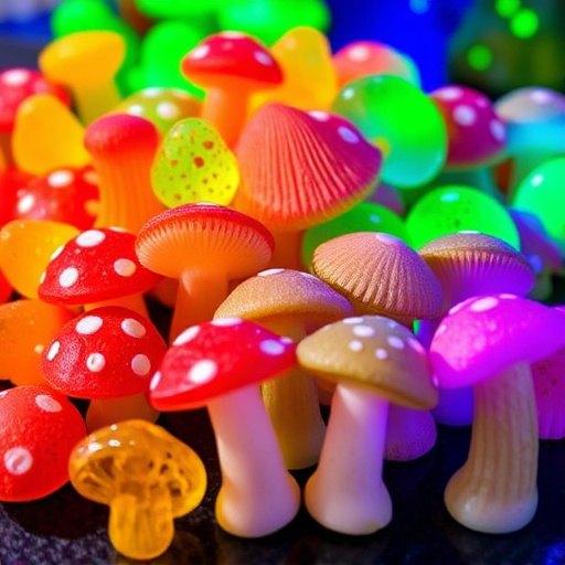 Psilocybin Magic Mushroom Gummies Display