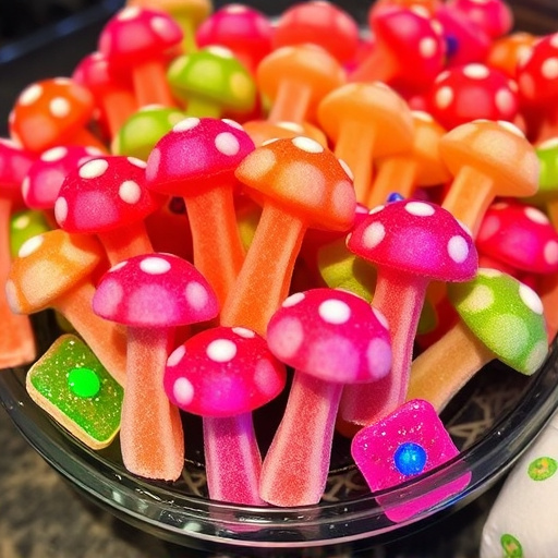 Psilocybin Magic Mushroom Gummies Display