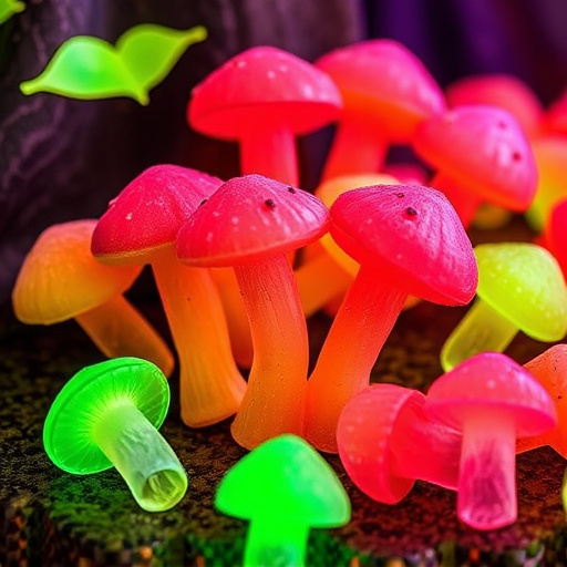 Psilocybin Magic Mushroom Gummies Display