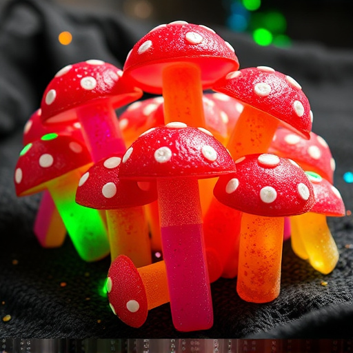 Psilocybin Magic Mushroom Gummies Display