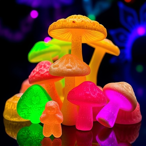 Psilocybin Magic Mushroom Gummies Display