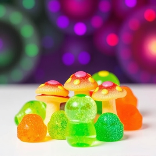 Psilocybin Magic Mushroom Gummies Display