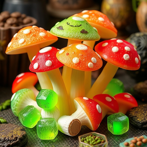 Psilocybin Magic Mushroom Gummies Display