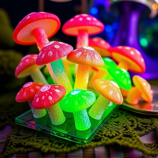 Psilocybin Magic Mushroom Gummies Display