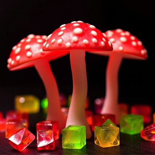 Psilocybin Magic Mushroom Gummies Display