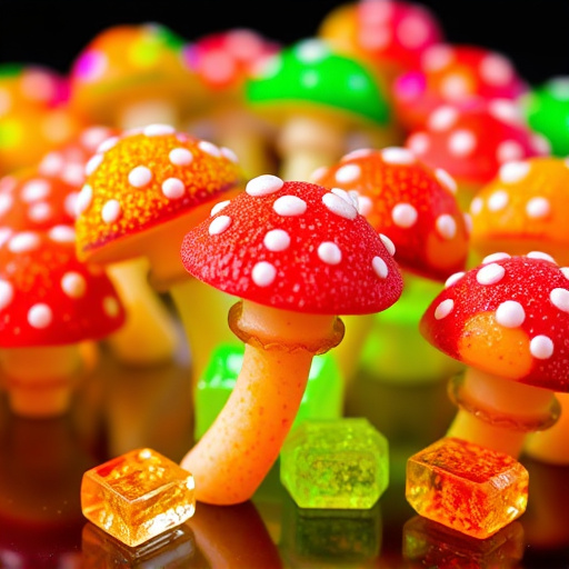 Psilocybin Magic Mushroom Gummies Display