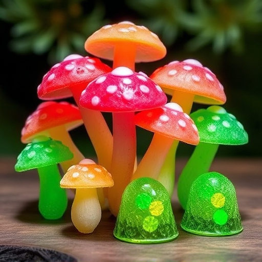Psilocybin Magic Mushroom Gummies Display