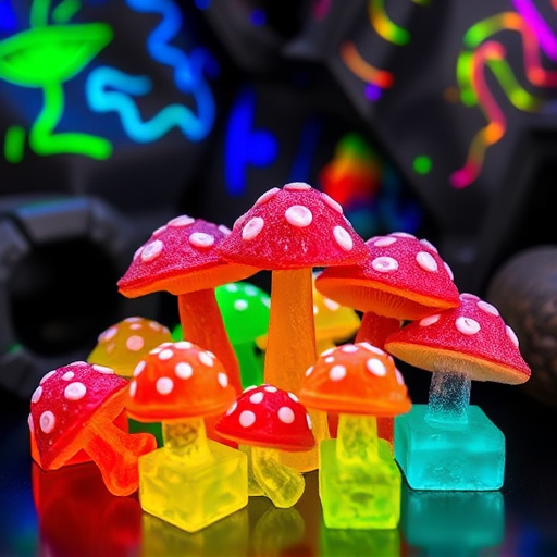 Psilocybin Magic Mushroom Gummies Display