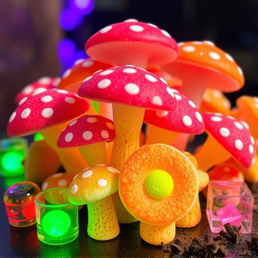 Psilocybin Magic Mushroom Gummies Display