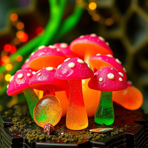 Psilocybin Magic Mushroom Gummies Display