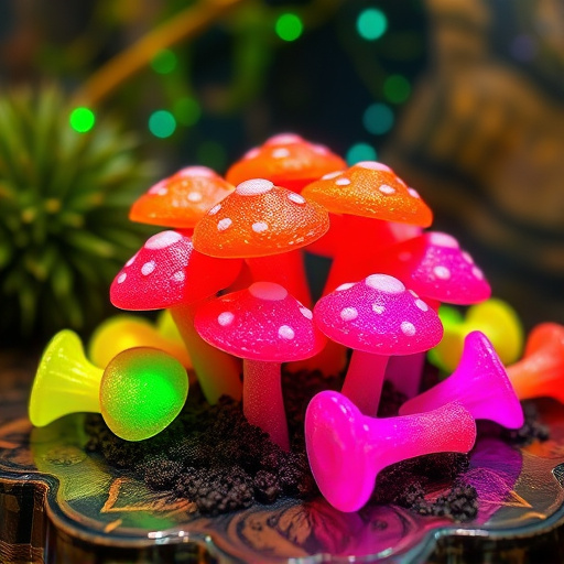 Psilocybin Magic Mushroom Gummies Display