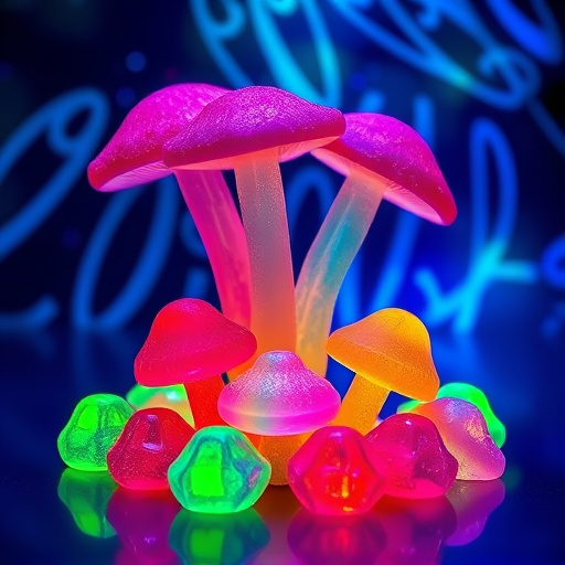 Psilocybin Magic Mushroom Gummies Display